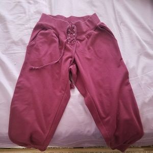 Lace up Forever 21 Joggers